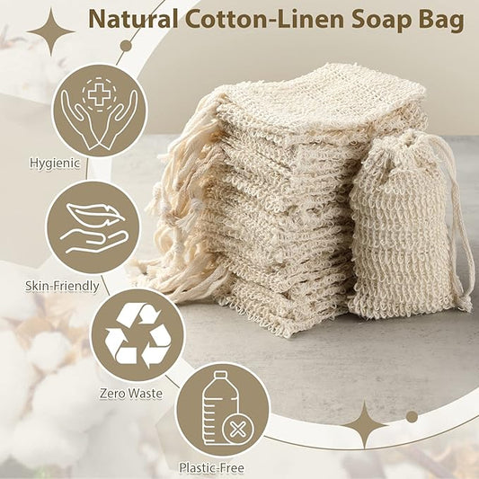 100% Natural Sisal Soap Saver Bag